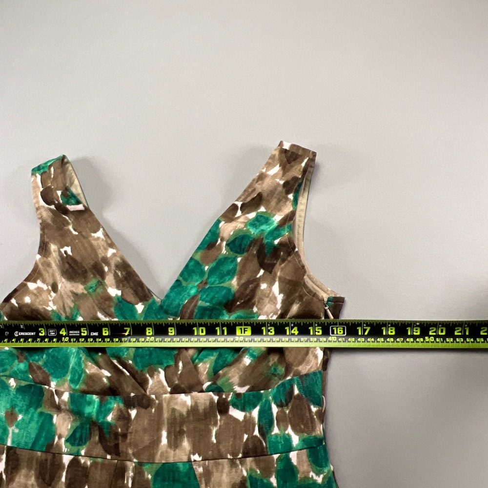 Axcess Liz Claiborne Sheath Dress Womens Small Multi Abstract Floral Minimalist - Picture 6 of 10